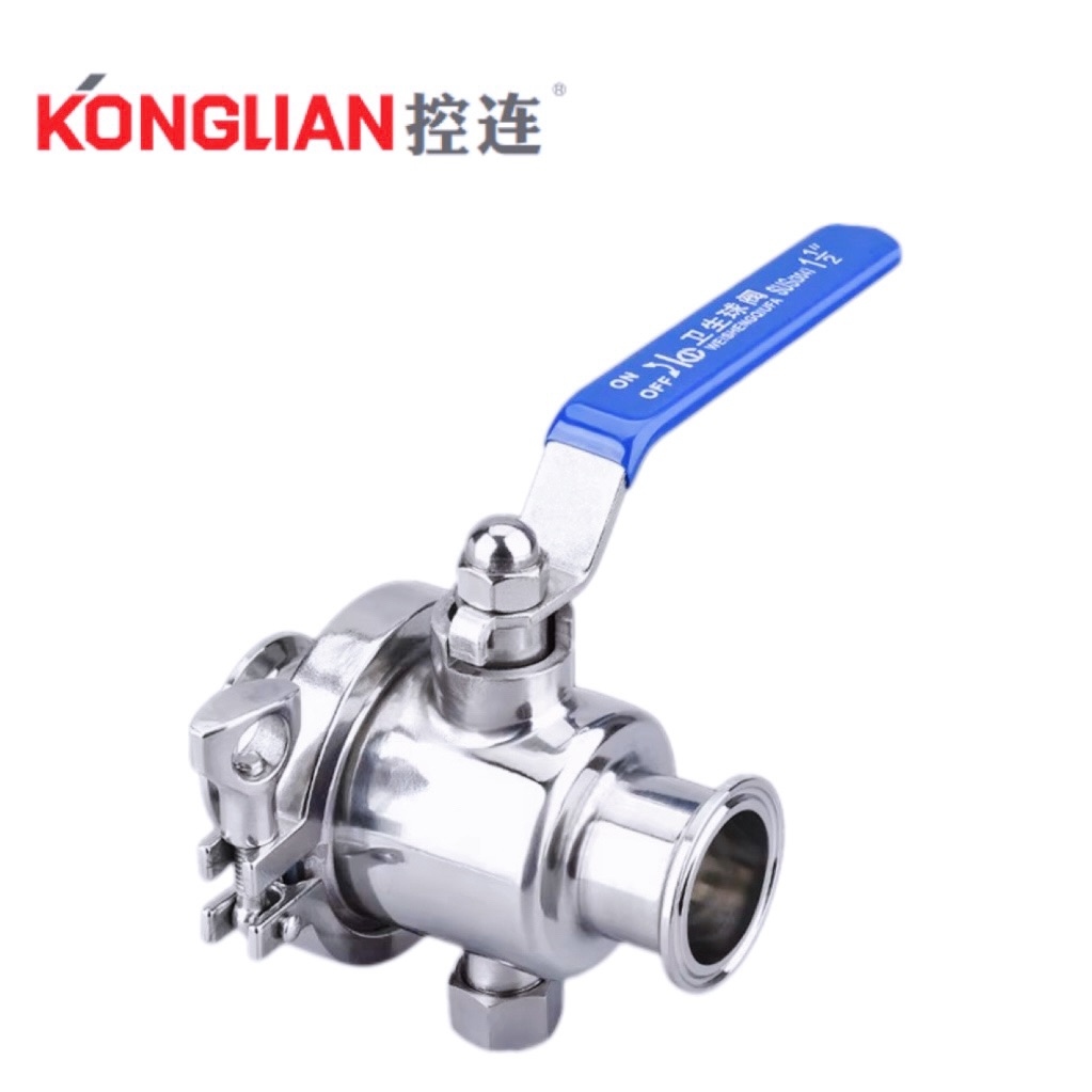 卡箍可拆洗无积水球阀